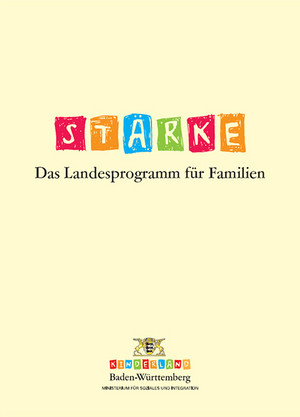 Titelseite mit buntem STÄRKE-Logo