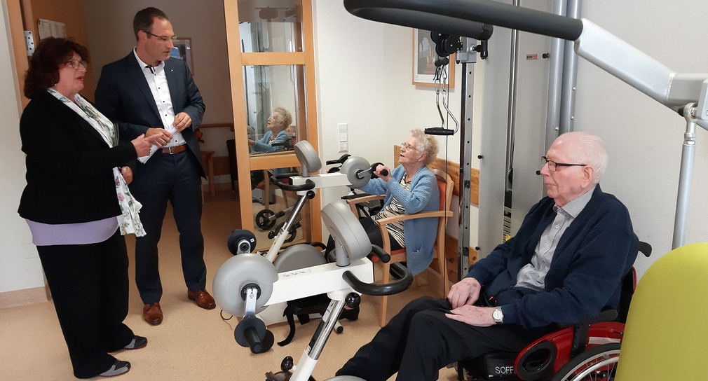 Sommertour 2019: Staatssekretärin Bärbl Mielich besuchte die Pflegeeinrichtung „Maria Frieden“ in Mannheim