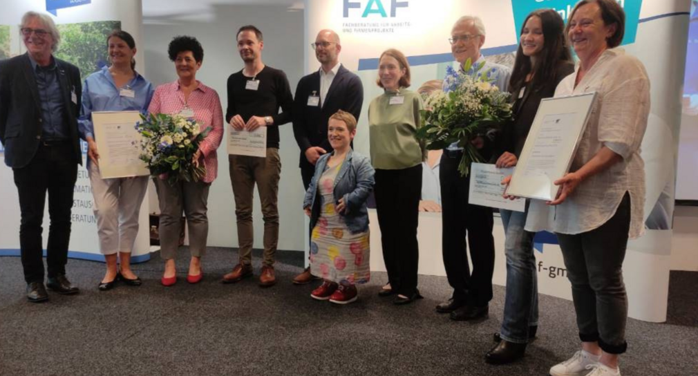 Verleihung Rudolf-Freudenberger-Preis durch Simone Fischer im Rahmen der Jahrestagung der BAG Inklusionsfirmen