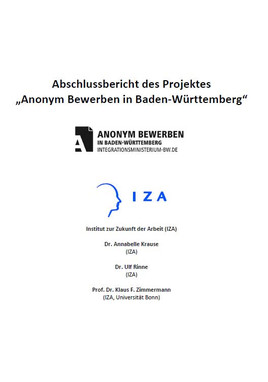 Abschlussbericht des Projekts „Anonym bewerben in Baden-Württemberg“