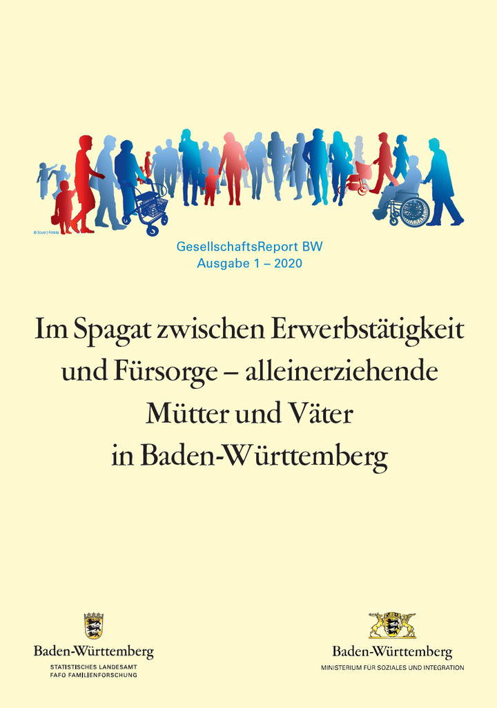 Silhouetten von Menschen in verschiedenen Lebenslagen