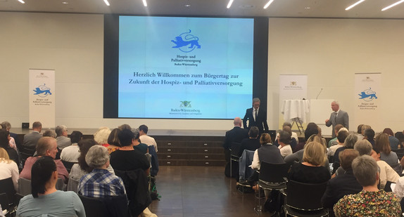Podium und Publikum