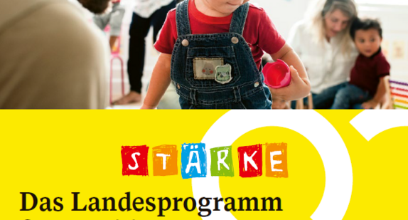 Das Vorschaubild zeigt das Titelblatt des Stärke-Flyers.