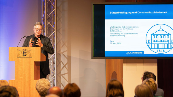 Bürgerbeteiligung Wie Bürgerräte die Demokratie stärken Prof. Dr. Frank Brettschneider
