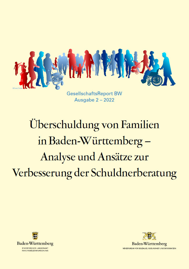 Silhouetten von Menschen in verschiedenen Lebenslagen