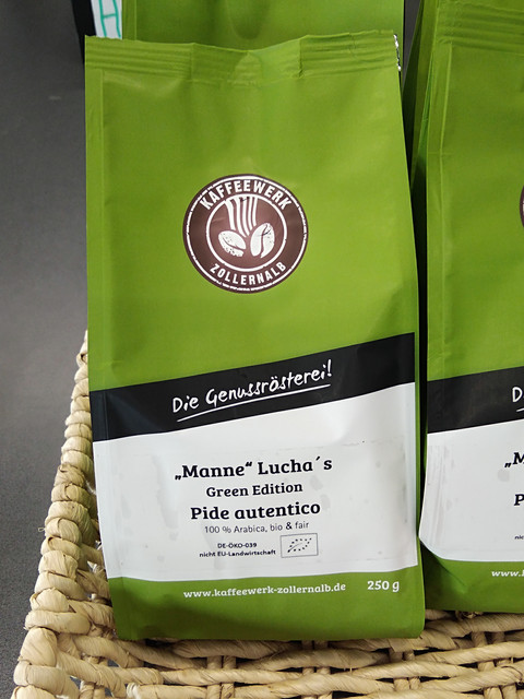 Packung der Kaffeesorte „Manne“ Lucha´s Green Edition Pide autentico