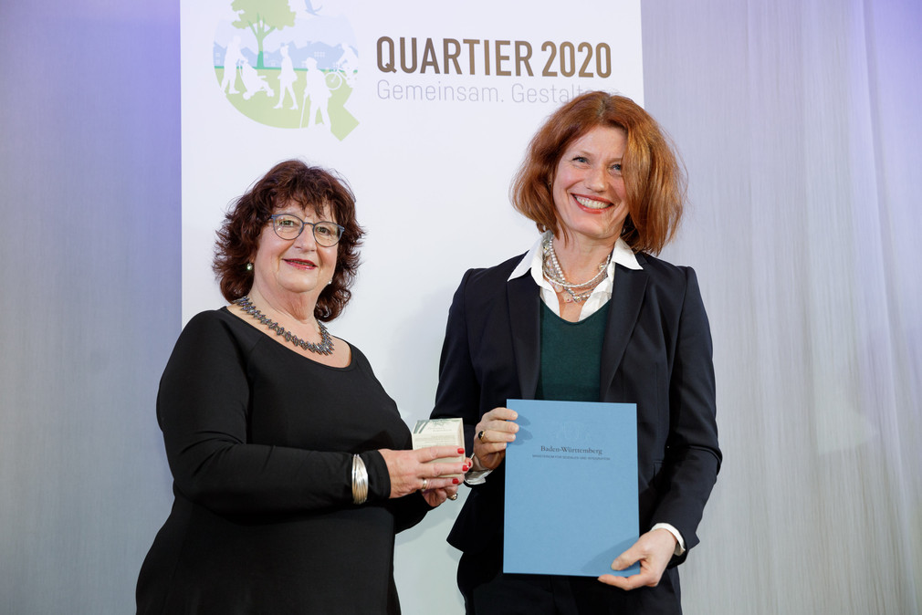 Preisverleihung des Ideenwettbewerbs zur Landesstrategie „Quartier 2020 - Gemeinsam.Gestalten.“: Preisträger Ostfildern
