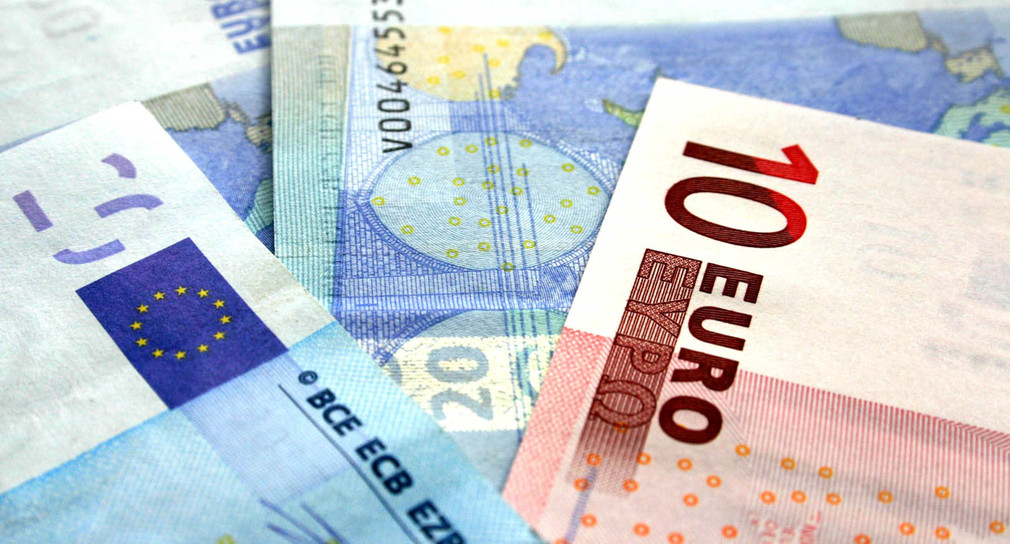 Verschiedene Euro-Scheine