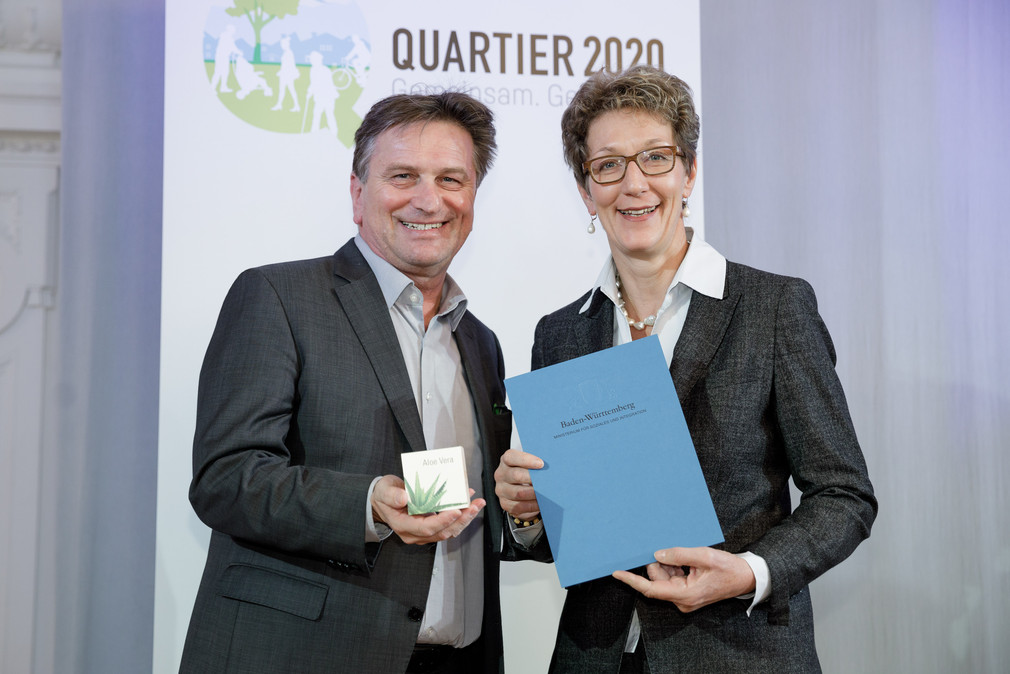 Preisverleihung des Ideenwettbewerbs zur Landesstrategie „Quartier 2020 - Gemeinsam.Gestalten.“: Preisträger Ulm
