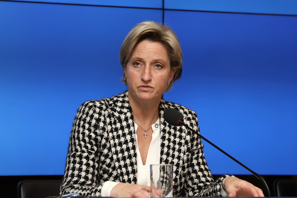 Pressekonferenz Impulse für die Innovationspolitik des Landes Wirtschaftsministerin Dr. Nicole Hoffmeister-Kraut (Bild: Staatsministerium Baden-Württemberg)