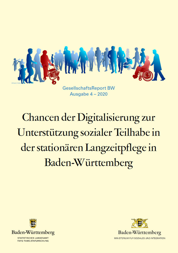 Silhouetten von Menschen in verschiedenen Lebenslagen