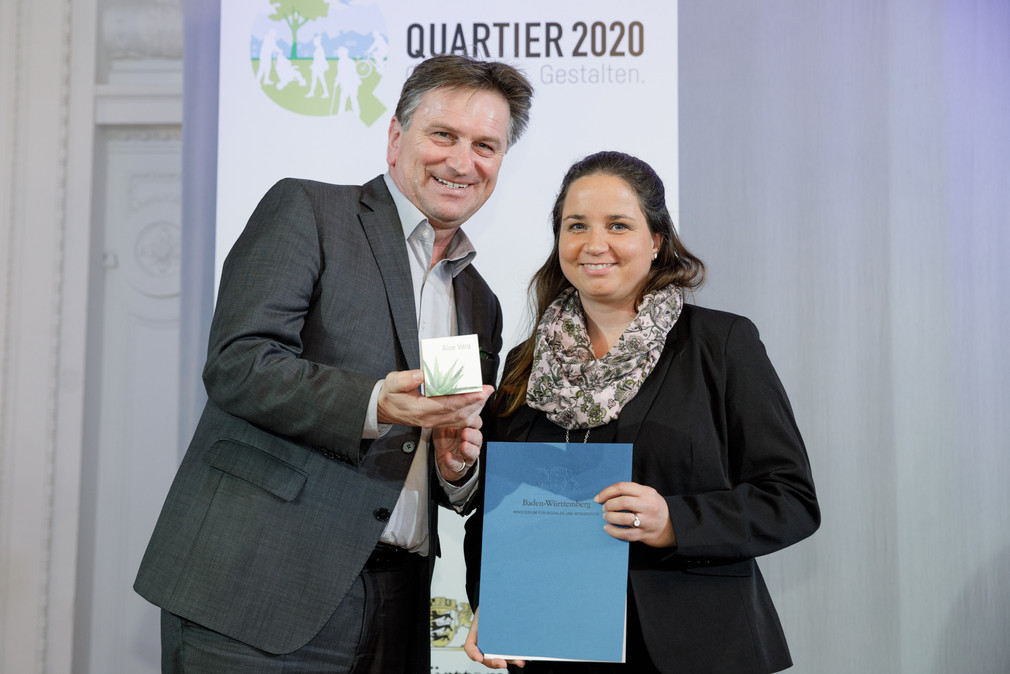 Preisverleihung des Ideenwettbewerbs zur Landesstrategie „Quartier 2020 - Gemeinsam.Gestalten.“: Preisträger Mehrstetten

