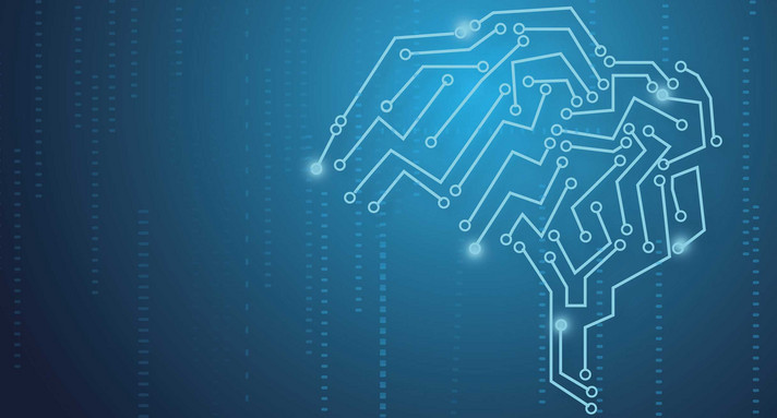 Grafik eines Netzwerks für Künstliche Intelligenz