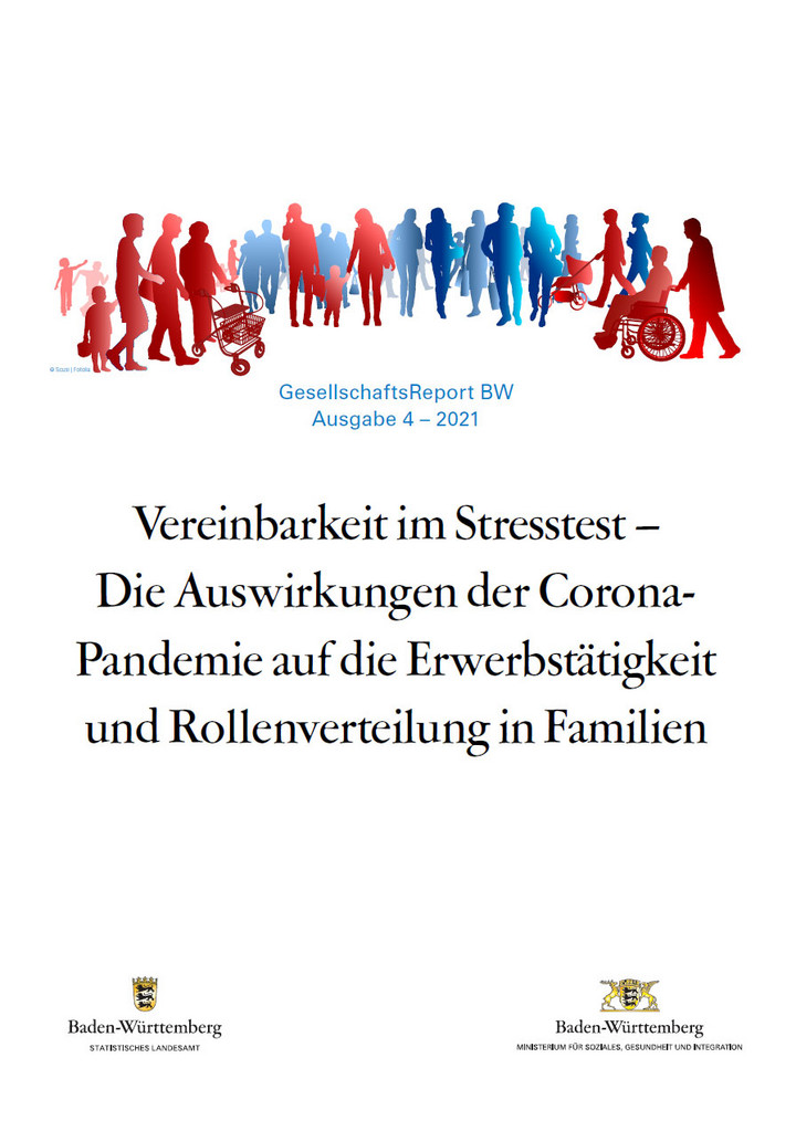 Silhouetten von Menschen in verschiedenen Lebenslagen