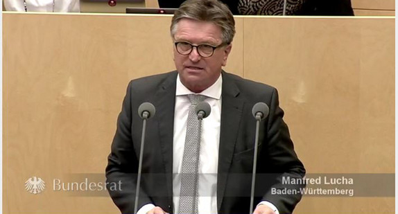 Minister Manne Lucha im Bundesrat