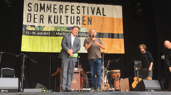 Beim Sommerfest der Kulturen am 15. Juli auf dem Stuttgarter Marktplatz