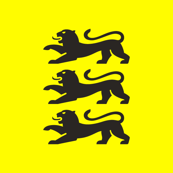 Drei Löwenumrisse stehen untereinander