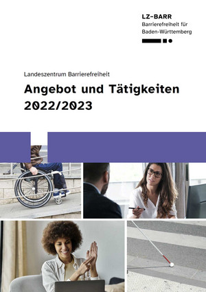 Tätigkeitsbericht Landeszentrum Barrierefreiheit 2022/23