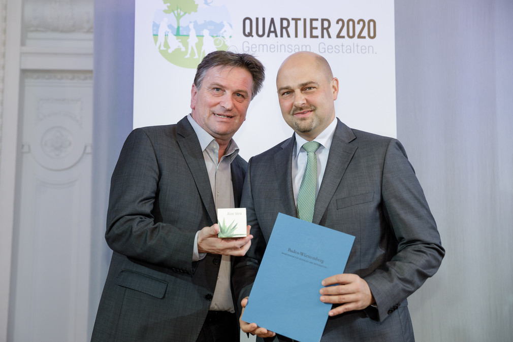 Preisverleihung des Ideenwettbewerbs zur Landesstrategie „Quartier 2020 - Gemeinsam.Gestalten.“: Preisträger Ettlingen
