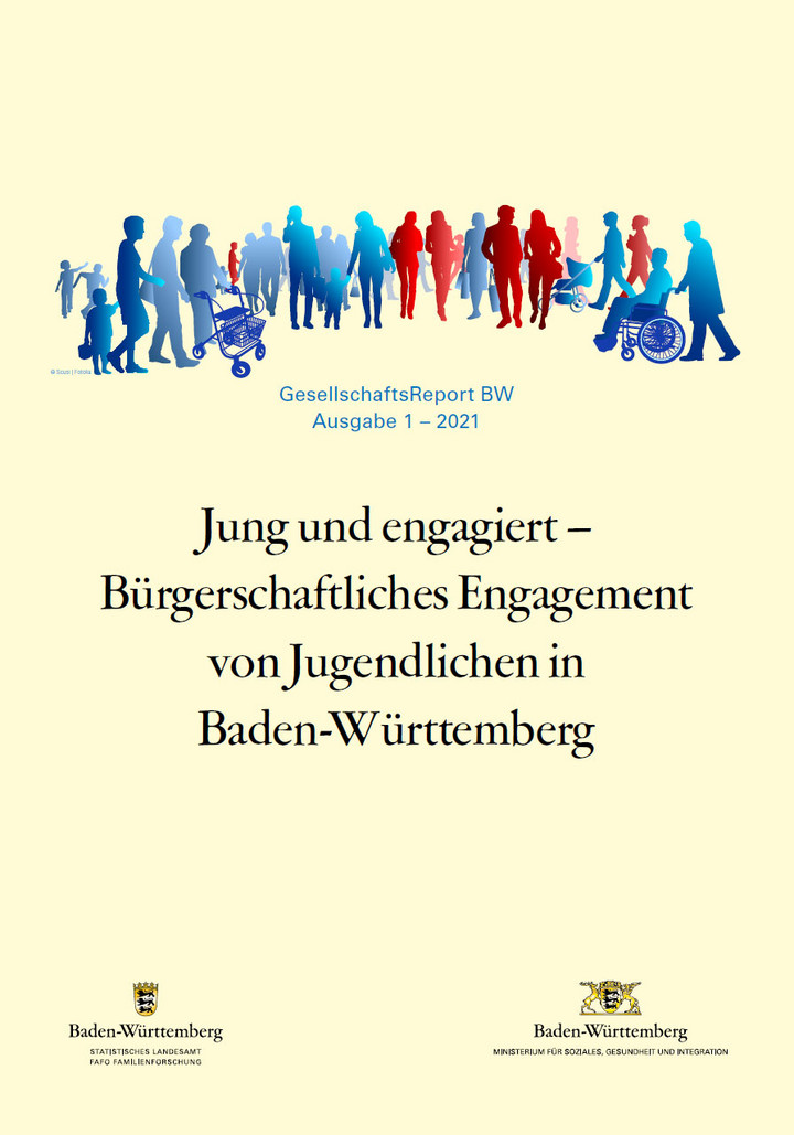 Silhouetten von Menschen in verschiedenen Lebenslagen