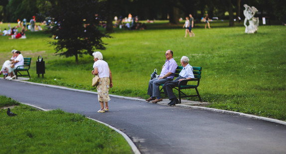 Menschen in einem Park