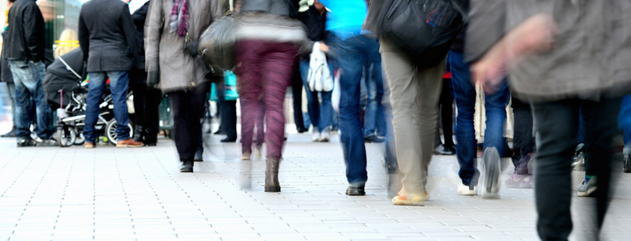 Menschen auf der Straße