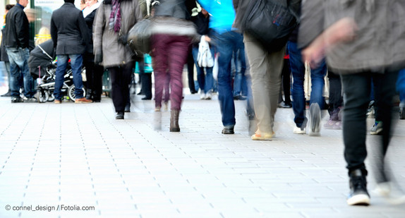 Menschen auf der Straße