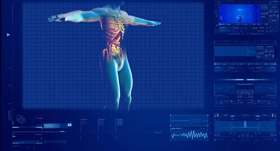 3D-Scan des menschlichen Körpers
