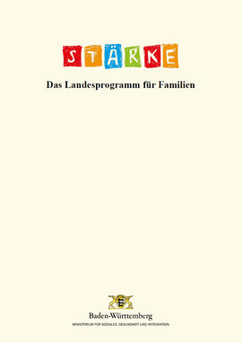 Titelseite mit buntem STÄRKE-Logo