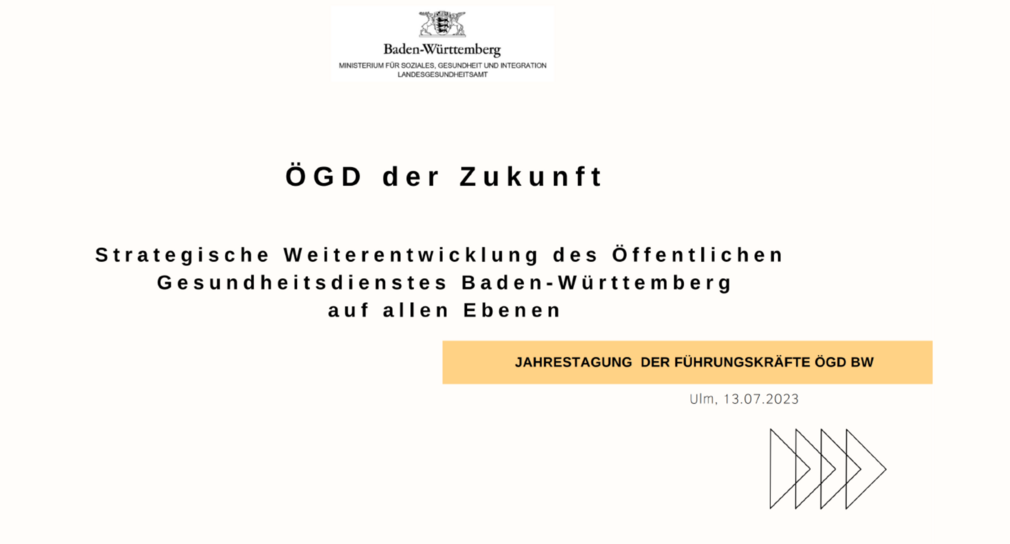 Gesundheit Führungskräfte des Öffentlichen Gesundheitsdienstes tagen in Ulm 