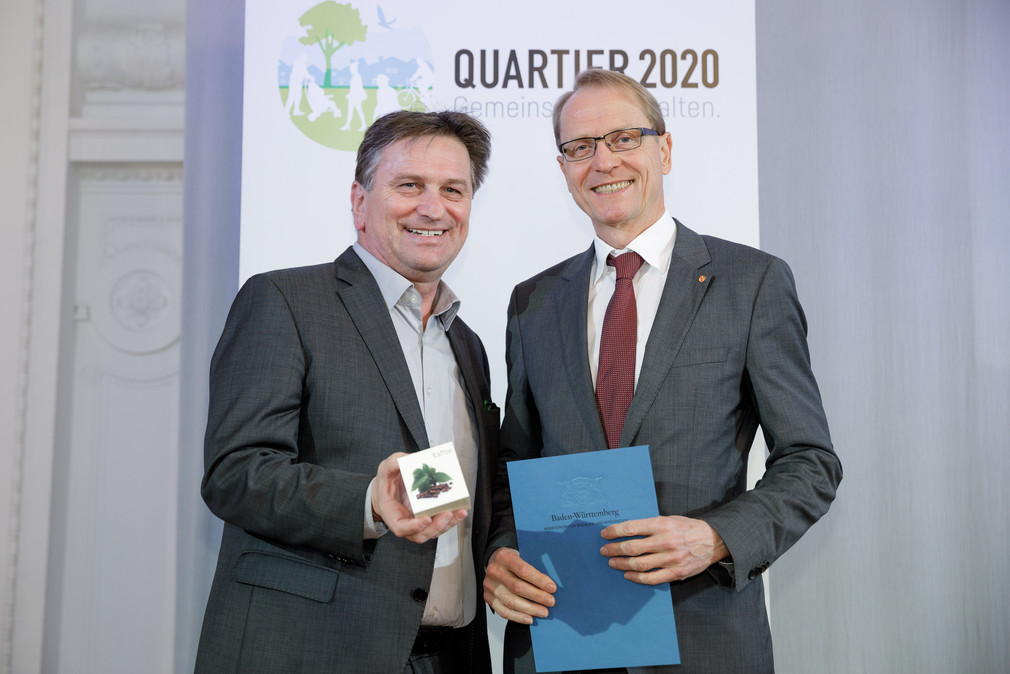 Preisverleihung des Ideenwettbewerbs zur Landesstrategie „Quartier 2020 - Gemeinsam.Gestalten.“: Preisträger Rastatt
