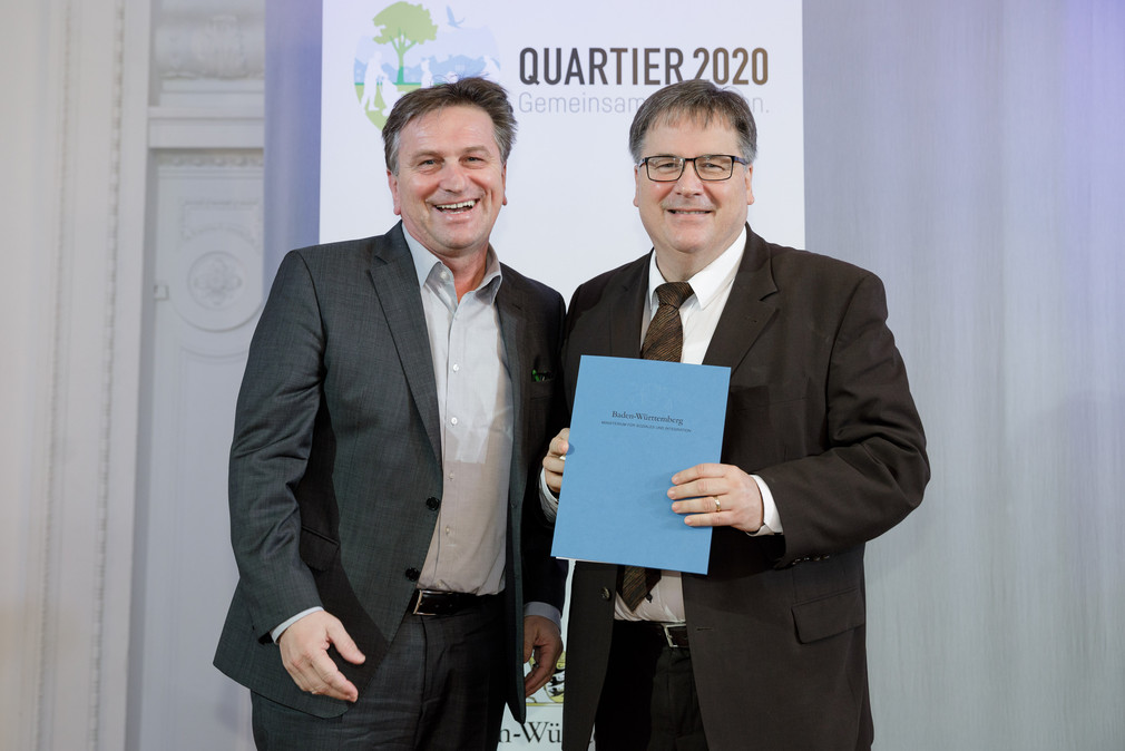 Preisverleihung des Ideenwettbewerbs zur Landesstrategie „Quartier 2020 - Gemeinsam.Gestalten.“: Preisträger Bad Buchau
