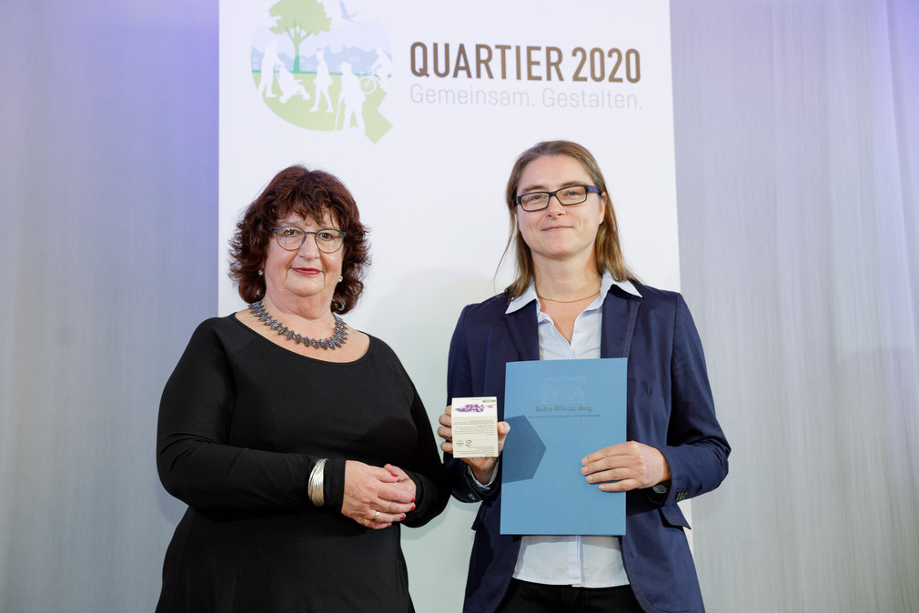 Preisverleihung des Ideenwettbewerbs zur Landesstrategie „Quartier 2020 - Gemeinsam.Gestalten.“: Preisträger Stuttgart
