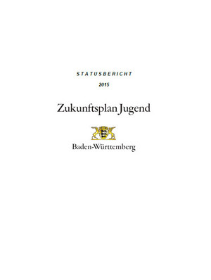 Statusbericht 2015 Zukunftsplan Baden-Württemberg