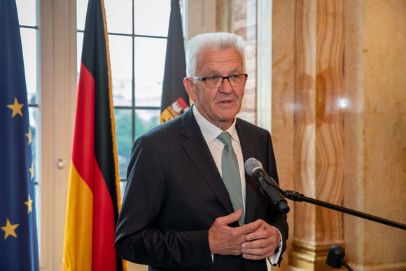 Empfang 70. Geburtstag von Ministerpräsident Winfried Kretschmann Ministerpräsident Winfried Kretschmann