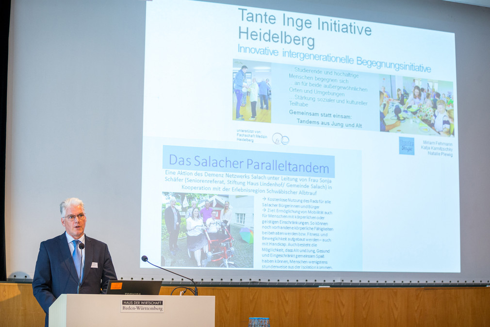 Vorstellung des Projekts „Tante Inge Initiative Heidelberg“ auf der Preisverleihung des Großen Präventionspreises am 25.09.2017 im Haus der Wirtschaft in Stuttgart.