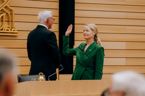 Vereidigung von Thekla Walker, Ministerin für Umwelt, Klima und Energiewirtschaft