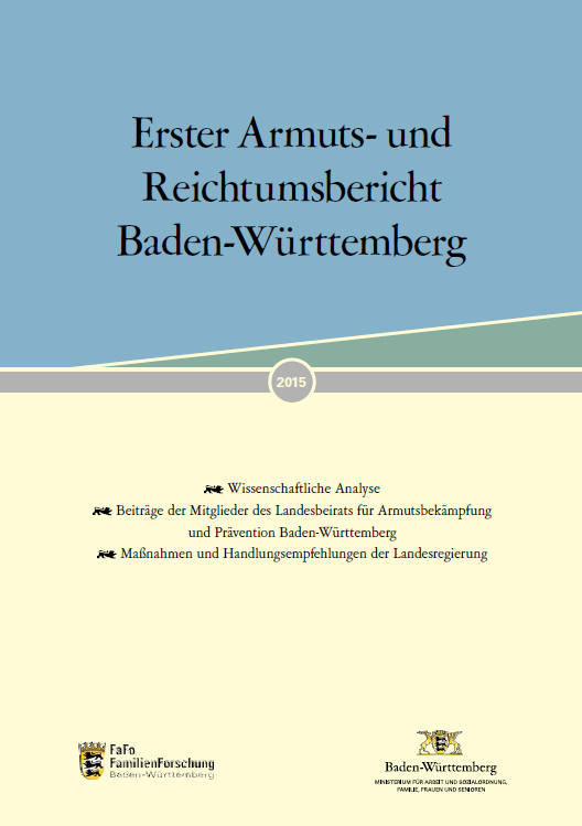 Erster Armuts- und Reichtumsbericht f&uuml;r Baden-W&uuml;rttemberg