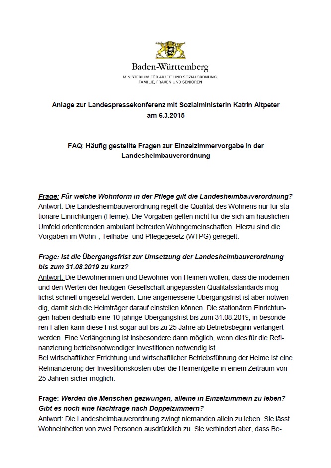 Titelbild mit Ministeriumslogo