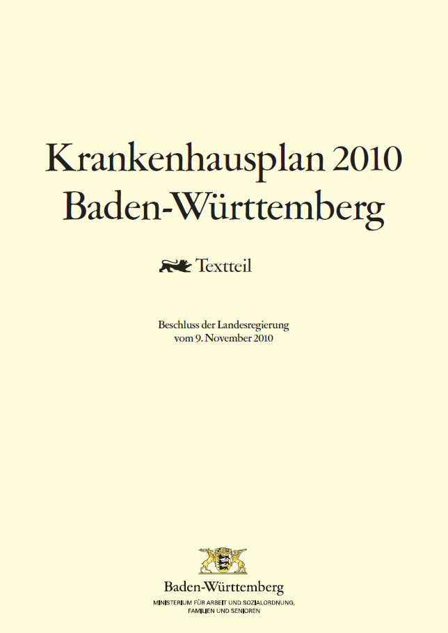Titelseite mit &Uuml;berschrift und Ministeriumslogo