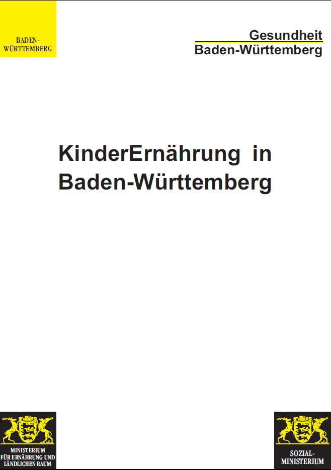 Titelblatt mit Text und Ministerienlogos