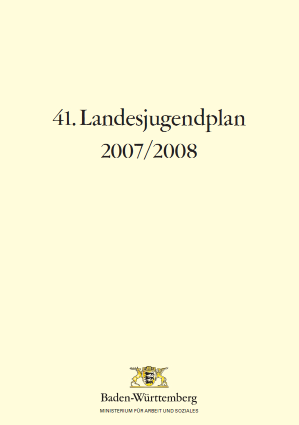 Titelblatt mit Text und Ministeriumslogo