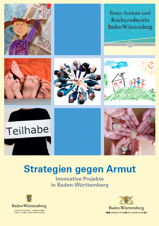 Collage aus Bildern zum Thema Armut